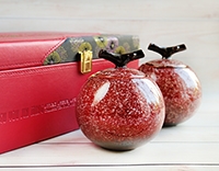 Подарочный набор чайниц "Рубины"