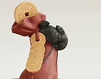 Статуэтка "Мышки с монетами"