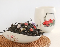 Черный чай с васильком и малиной 25 гр