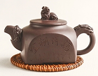 Глиняный чайник, исинский 150 мл