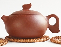 Чайник глиняный, исинский "Рыбка" 180 мл