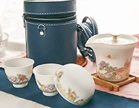 "Цветочный павильон Жуи" - походный набор для чайной церемонии