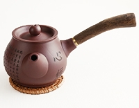 Чайник глиняный, исинский в японском стиле 200 мл