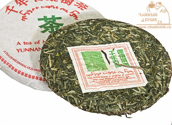 Шен Пуэр лепешка "Чай с тысячелетного дерева", 100 гр