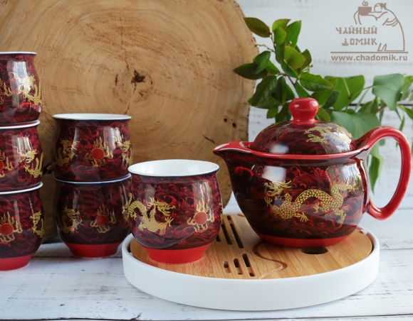 "Красный Дракон" - набор для чайной церемонии
