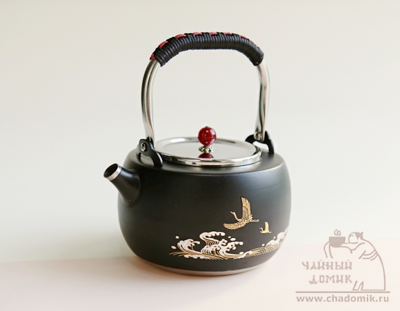 Чайник для кипятка "Аисты в облаках" 1000 мл