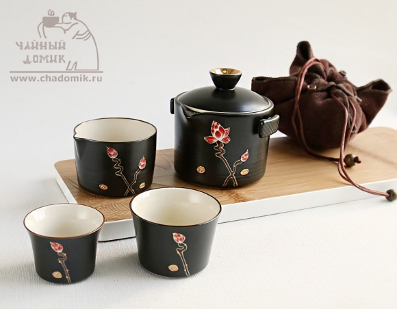 "Сакура в ночном саду" - набор для чайной церемонии