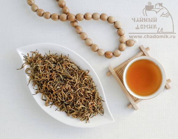 Красный чай "Золотой шёлк"  (Цзинь Сы Дянь Хун) 25 гр