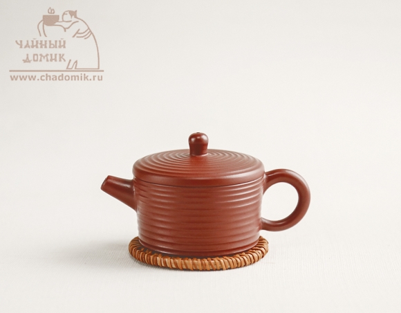 Маленький глиняный чайник, исинский "Спираль"