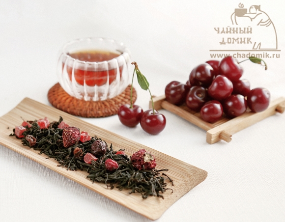 Красный чай с ягодами "Вишня" 25 гр