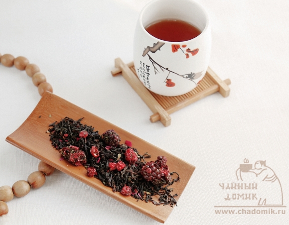 Красный чай с травами и ягодами "Брусничный" 25 гр