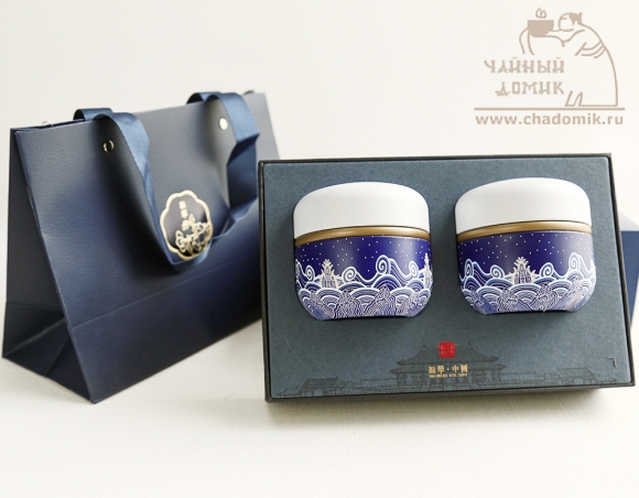 Подарочная коробка с баночками для чая