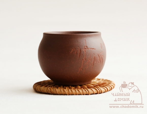 Пиала глиняная "Бамбук"70 мл