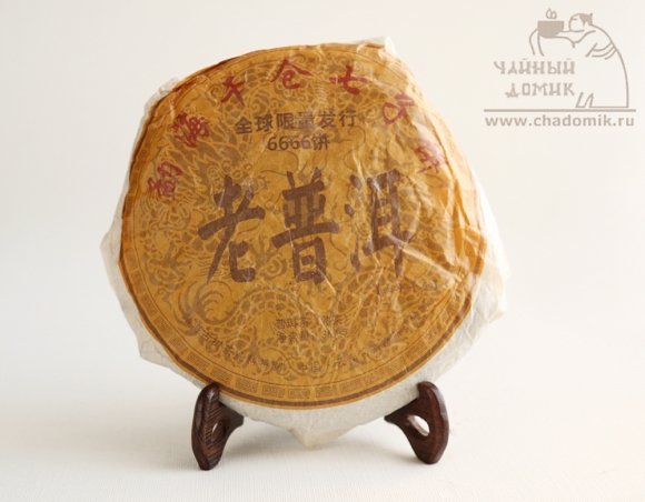 Шу Пуэр лепешка 2012 года, 10 гр